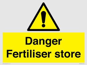 Danger Fertiliser store